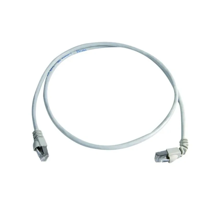 Telegartner Cat6a Shielded Screened Ethernet Cable 2 m, Grey Low Smoke Zero Halogen 