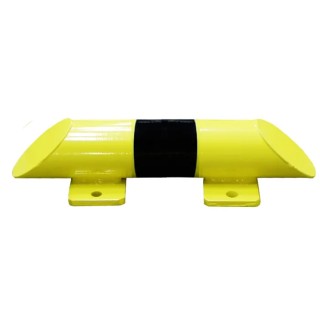 RS PRO Black, Yellow Steel Safety Barrier Safety Railing 400mm Length 86mm Height 76mm Diameter 174-5945
