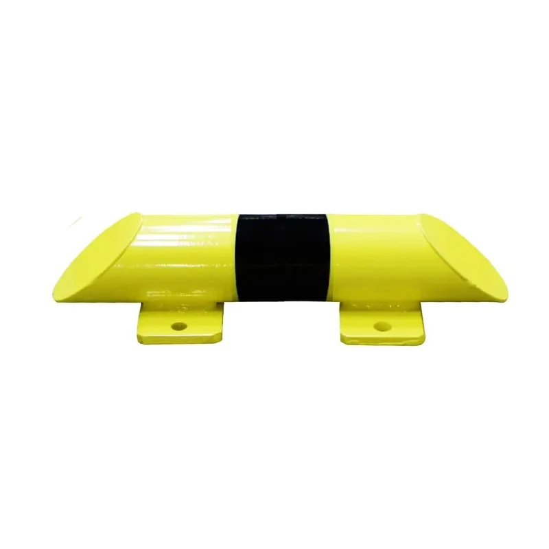 RS PRO Black, Yellow Steel Safety Barrier Safety Railing 400mm Length 86mm Height 76mm Diameter 174-5945