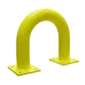 RS PRO Yellow Steel Safety Barrier Safety Railing 350mm Length 350mm Height 76mm Diameter 375mm Width 174-5894