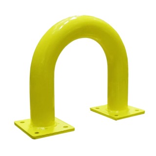 RS PRO Yellow Steel Safety Barrier Safety Railing 350mm Length 350mm Height 76mm Diameter 375mm Width 174-5894