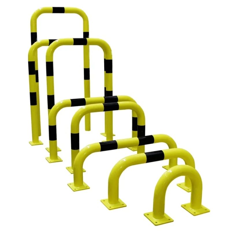 RS PRO Yellow Steel Safety Barrier Safety Railing 350mm Length 350mm Height 76mm Diameter 375mm Width 174-5894