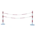 RS PRO Steel White and Red Post 2 m Height 1 m Length 174-5948