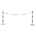 RS PRO Steel White and Red Post 2 m Height 1 m Length 174-5948
