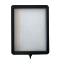RS PRO Black Barrier & Stanchion Sign Frame Plastic Sign Holder 250mm x 210mm x 340mm 174-5982