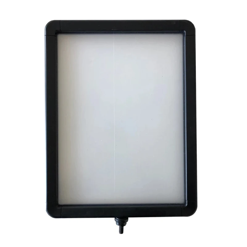RS PRO Black Barrier & Stanchion Sign Frame Plastic Sign Holder 250mm x 210mm x 340mm 174-5982