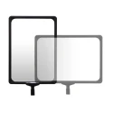 RS PRO Black Barrier & Stanchion Sign Frame Plastic Sign Holder 250mm x 210mm x 340mm 174-5982