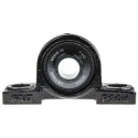 FAG Plummer Block House with 20 mm Inside Diameter, Cast Iron Construction, 33.3 mm Centre Height, 127 mm Length UCP204-J7