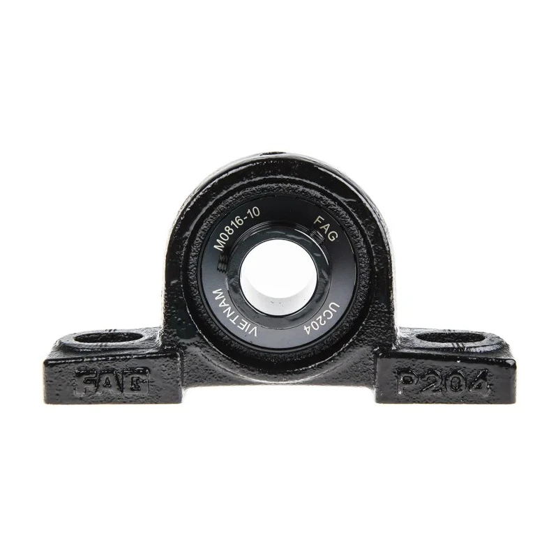 FAG Plummer Block House with 20 mm Inside Diameter, Cast Iron Construction, 33.3 mm Centre Height, 127 mm Length UCP204-J7