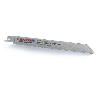 Lenox Reciprocating Saw Blade 200 mm Steel 1 mm Thickness 19 mm Width 24 Teeth Per Inch 10833800RDG