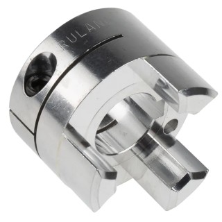 Ruland 57.2 mm Outside Diameter 80 mm Length Aluminium Clamp Style Flexible Coupler MJCC57-25-A