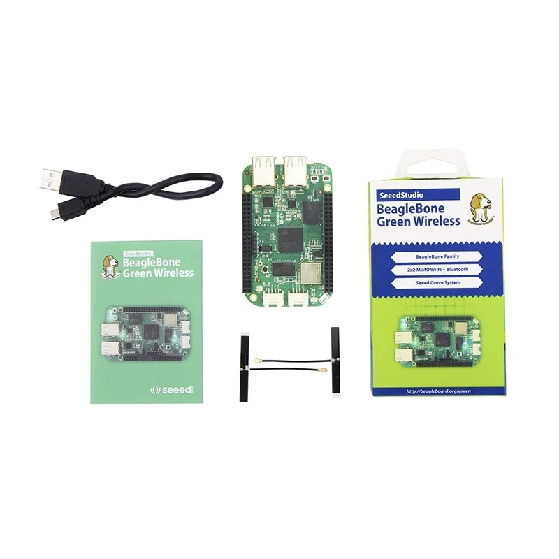 Seeed Studio Microcontroller Development Tool BeagleBone Green (BBG) Wireless 1GHz ARM Cortex A8 AM3358 102010048
