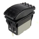 RS PRO DPDT, Latching On-On Rocker Switch Panel 21.1 x 37 mm Cutout IP67 16, 20A 30V dc 250V ac 30000 Cycles 174-8337