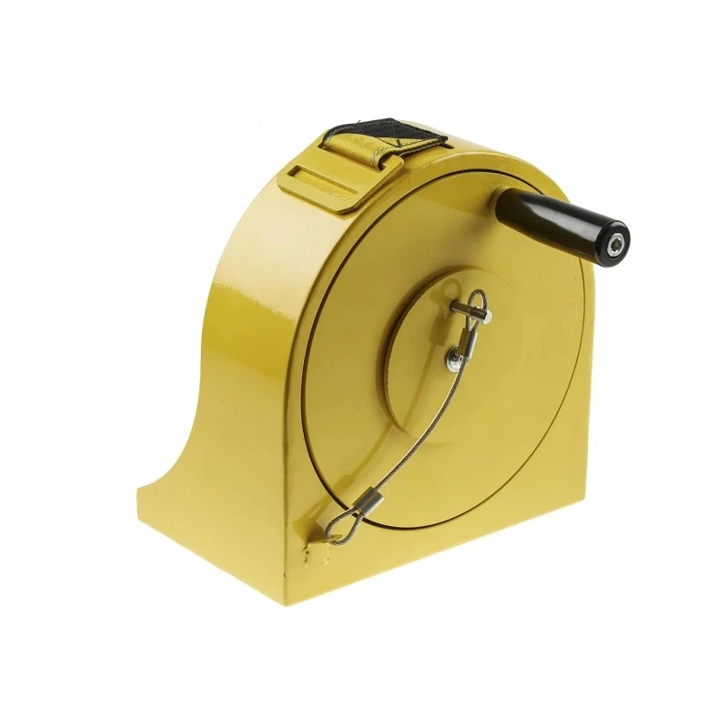 Tensator 23 m Safety Barrier Black Yellow Wall Mount Unit 970-35-NV-D4