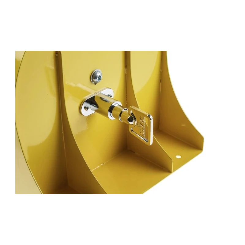 Tensator 23 m Safety Barrier Black Yellow Wall Mount Unit 970-35-NV-D4