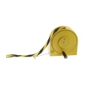 Tensator 23 m Safety Barrier Black Yellow Wall Mount Unit 970-35-NV-D4