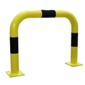 RS PRO Yellow and Black Steel Safety Barrier, Safety Railing, 750mm Length, 600mm Height, 76mm Diameter 174-5897