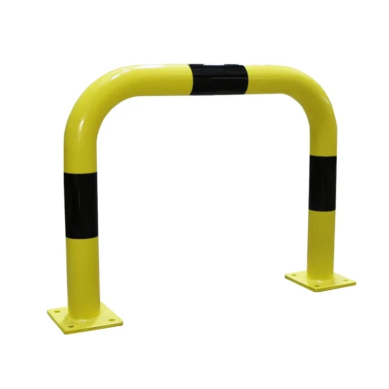 RS PRO Yellow and Black Steel Safety Barrier, Safety Railing, 750mm Length, 600mm Height, 76mm Diameter 174-5897