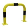 RS PRO Yellow and Black Steel Safety Barrier, Safety Railing, 750mm Length, 600mm Height, 76mm Diameter 174-5897