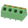 Phoenix Contact SPTAF 1/ 4-5.0-IL Angled Wave Soldering Mount PCB Terminal Block 4 Contacts 5 mm Pitch 16 A 320 V 1862291