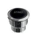 APEM FP Series Push Button Switch, Latching, Panel Mount, 30 mm Cutout, DPDT, 12 V dc FPDR1B1422X0XXX