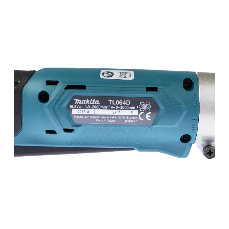 Makita Cordless Impact Driver 10.8V, 60Nm Torque, Brushed Motor TL064DZ
