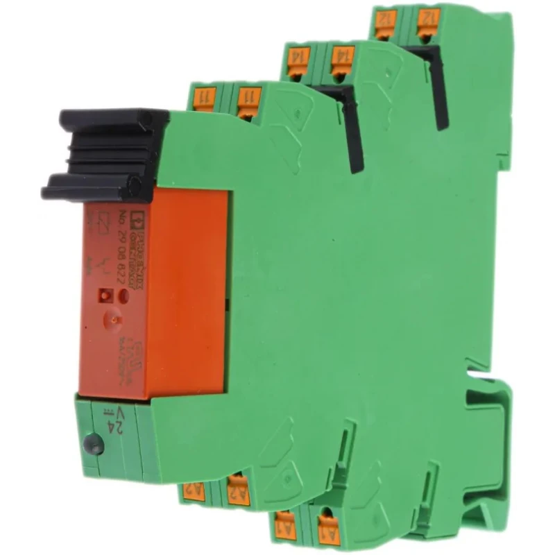 Phoenix Contact Electromechanical Interface Relay DIN Rail Mount 24V DC Coil SPDT 18mA PLC-RPT-24DC/21HC/EX 2909532