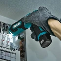 Makita Cordless Screwdriver 7.2 V, 1.5Ah Lithium-Ion Battery, 2450 RPM, 25 Nm Torque, Pistol Grip Handle TD022DSE-UK