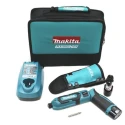 Makita Cordless Screwdriver 7.2 V, 1.5Ah Lithium-Ion Battery, 2450 RPM, 25 Nm Torque, Pistol Grip Handle TD022DSE-UK
