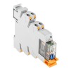 Phoenix Contact Electromechanical Interface Relay, DIN Rail Mount, 24V DC Coil, DPDT, 18mA Coil Current, Model 2910519