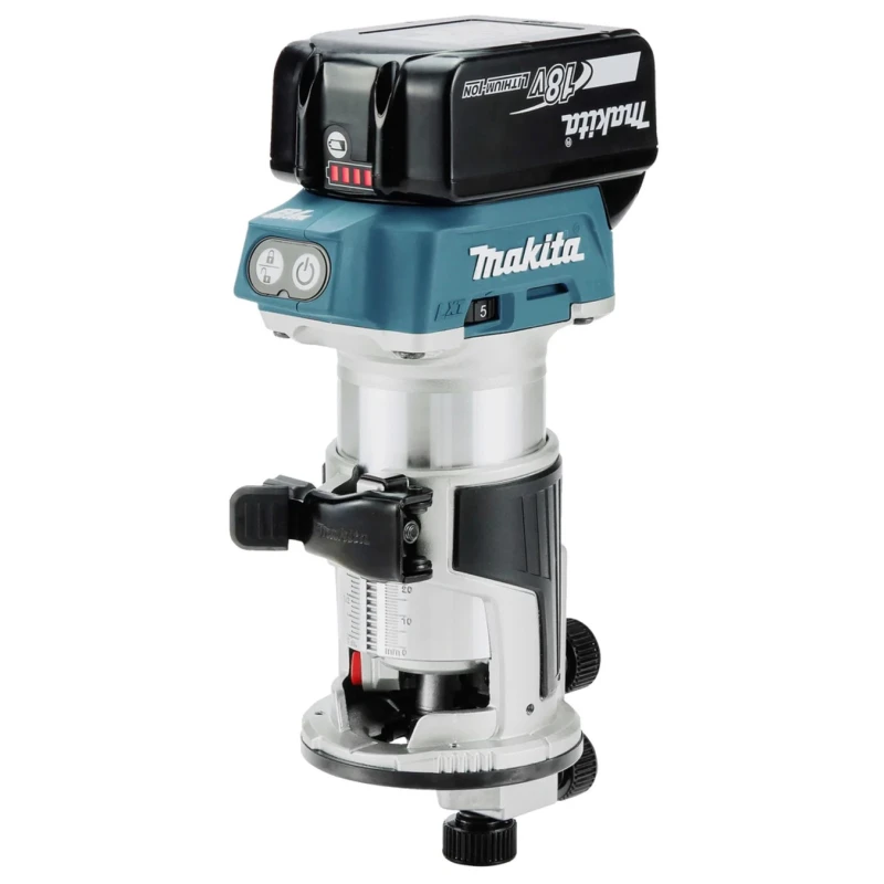 Makita Cordless Router Drill 18V Brushless Motor 800W Power 226mm Length DRT50ZJ