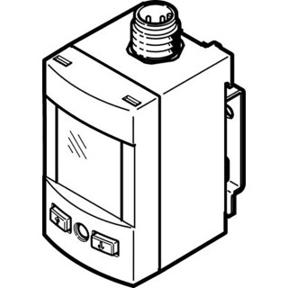 Festo Pneumatic Pressure Sensor SPAU-V1R-W-G18FD-L-PNLK-PNVBA-M12U 30V DC, IP65/IP67, 0 bar, 50°C