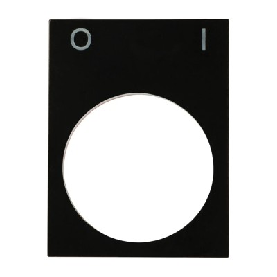 RS PRO Legend Plate Accessory for Ptec Push Button, RoHS Compliant 175-3954
