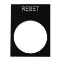 RS PRO Legend Plate for Use with Ptec Push Button 175-3962