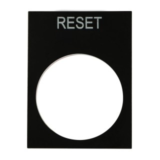 RS PRO Legend Plate for Use with Ptec Push Button 175-3962