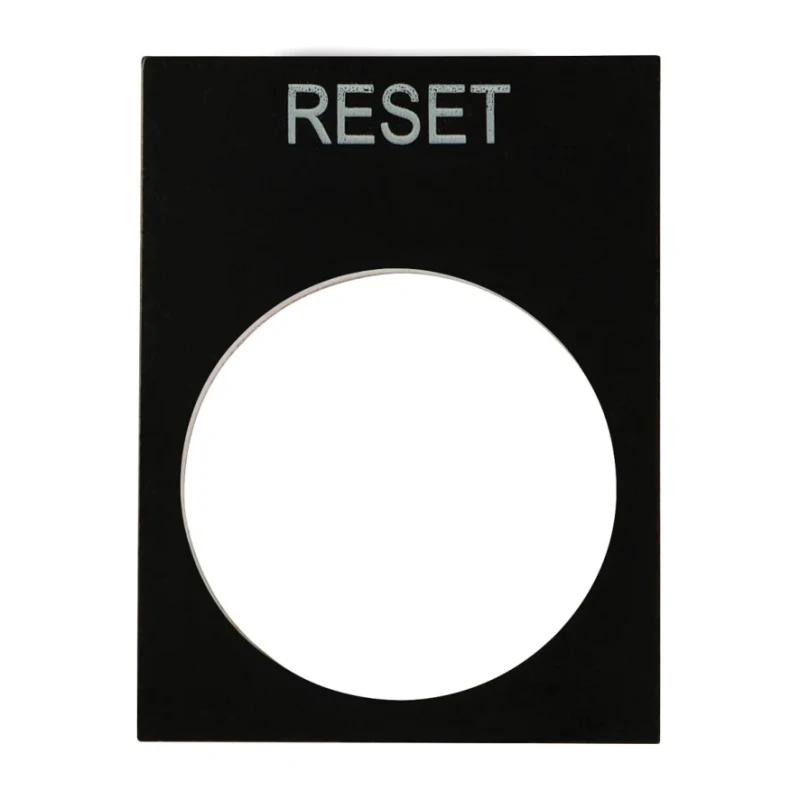 RS PRO Legend Plate for Use with Ptec Push Button 175-3962