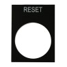 RS PRO Legend Plate for Use with Ptec Push Button 175-3962