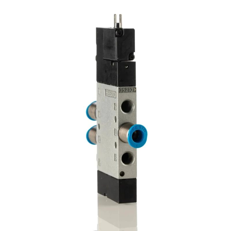 Festo Solenoid Pilot Valve Electric G CPE Series, 5/2 Valve Function, 24V DC, Aluminium Body, Model CPE10-M1BH-5L-QS-6