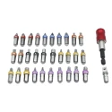 RS PRO Screwdriver Bit Set 32 Pieces Hex, Phillips, Pozidriv, Slotted, Tamperproof Torx 175-5169