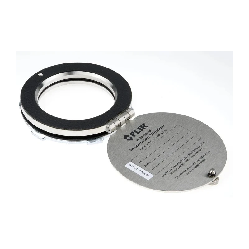 FLIR Stainless Steel Inspection Window with PIRma-Lock™ Locking Ring Technology for Use with FLIR Cameras IRW-4S
