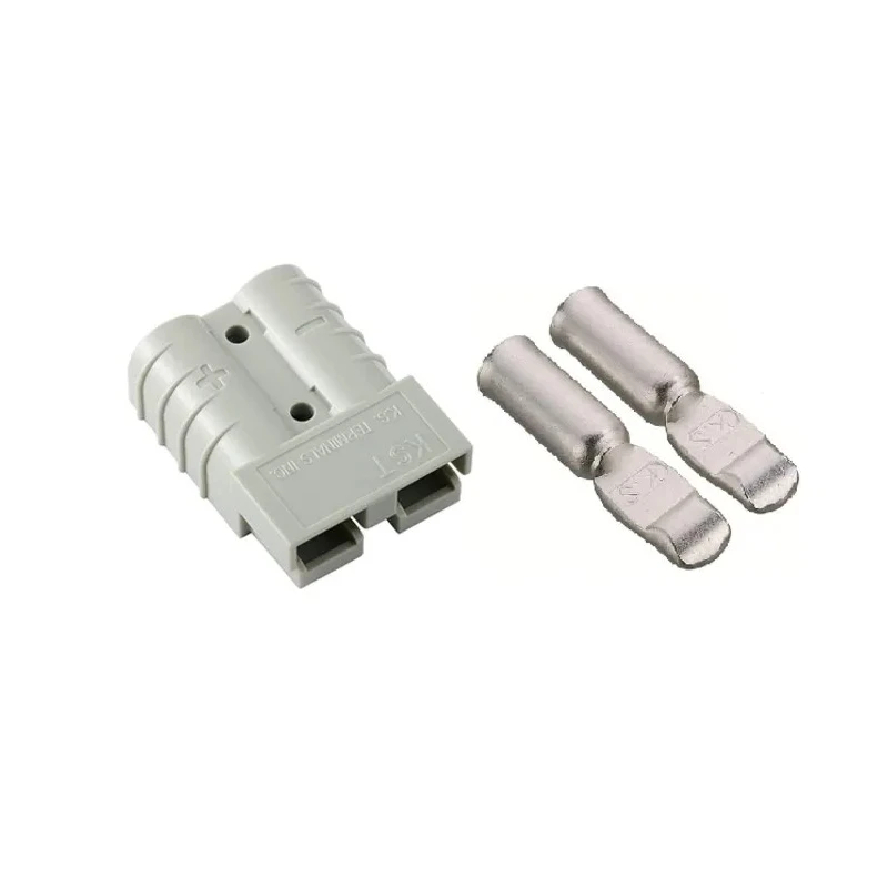 RS PRO 2 Way Battery Connector, Straight, 600V, 50A 175-6961