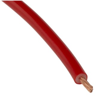 Staubli Red Hook Up Wire 17 AWG 259x0.07 mm Core Strands 25 m 1.5 kV Voltage 70°C Max Operating Temperature 175-7471