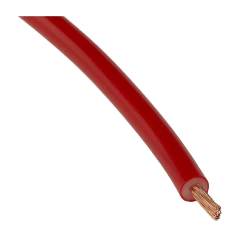 Staubli Red Hook Up Wire 17 AWG 259x0.07 mm Core Strands 25 m 1.5 kV Voltage 70°C Max Operating Temperature 175-7471