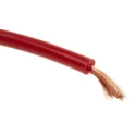 Staubli SiliVolt-2V Series Red Hook Up Wire 511/0.05 mm Core Strands 25 m, Copper Conductor, 1.5kV, 150°C 175-7490
