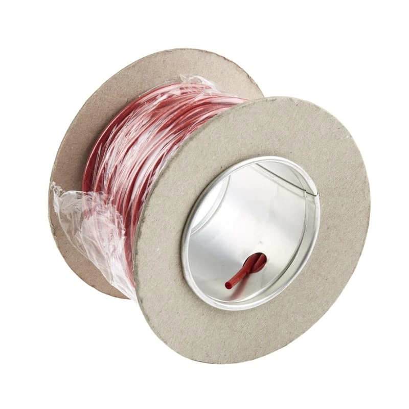 Staubli SiliVolt-2V Series Red Hook Up Wire 511/0.05 mm Core Strands 25 m, Copper Conductor, 1.5kV, 150°C 175-7490