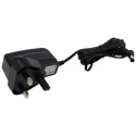 RS PRO 12V DC 6W Regulated AC/DC Adapter Type G UK Plug 2.1 x 5.5 x 12 mm Centre Positive 500mA 175-3294