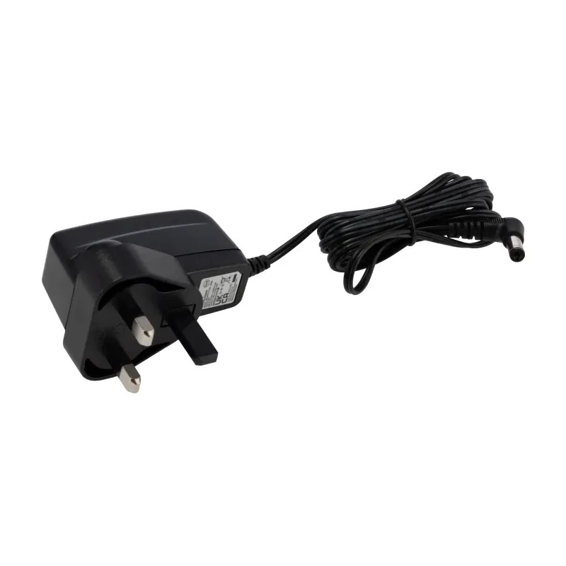 RS PRO 12V DC 6W Regulated AC/DC Adapter Type G UK Plug 2.1 x 5.5 x 12 mm Centre Positive 500mA 175-3294