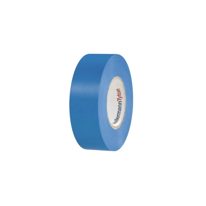 HellermannTyton HelaTape Flex Blue Polyvinyl Chloride Electrical Tape 19mm x 20m 710-00151 HTAPE-FLEX15-19x20-PVC-BU