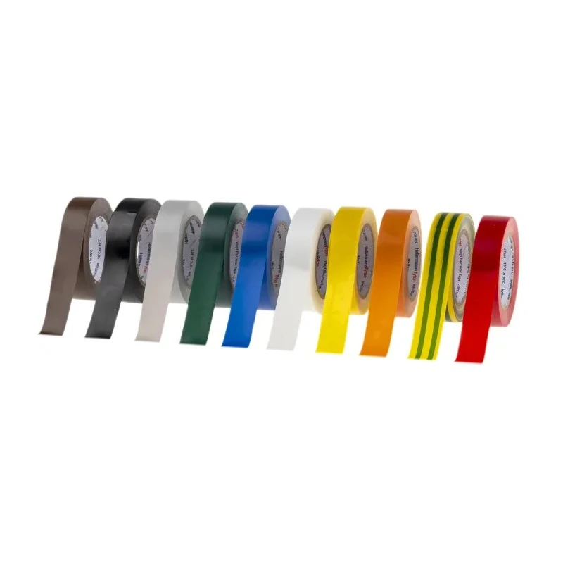 HellermannTyton HelaTape Flex Assorted Polyvinyl Chloride Electrical Tape 15 mm x 10 m 710-00146 HTAPE-FLEX15-15x10-PVC-MIX