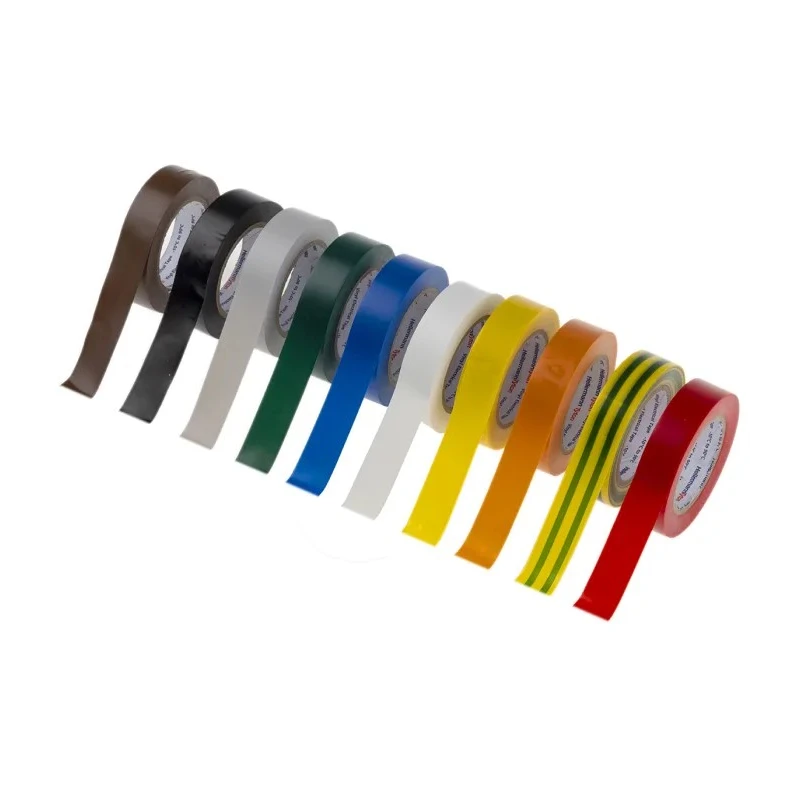 HellermannTyton HelaTape Flex Assorted Polyvinyl Chloride Electrical Tape 15 mm x 10 m 710-00146 HTAPE-FLEX15-15x10-PVC-MIX